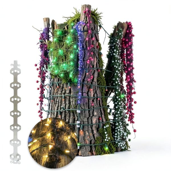 TREE-Z Wrap String Light Hooks Outdoor Installation Fast-2