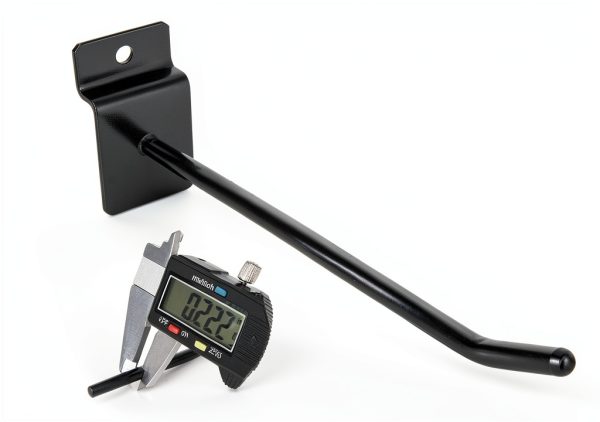 HNBun Slatwall Hooks Heavy Duty Rust Resistant Black-1