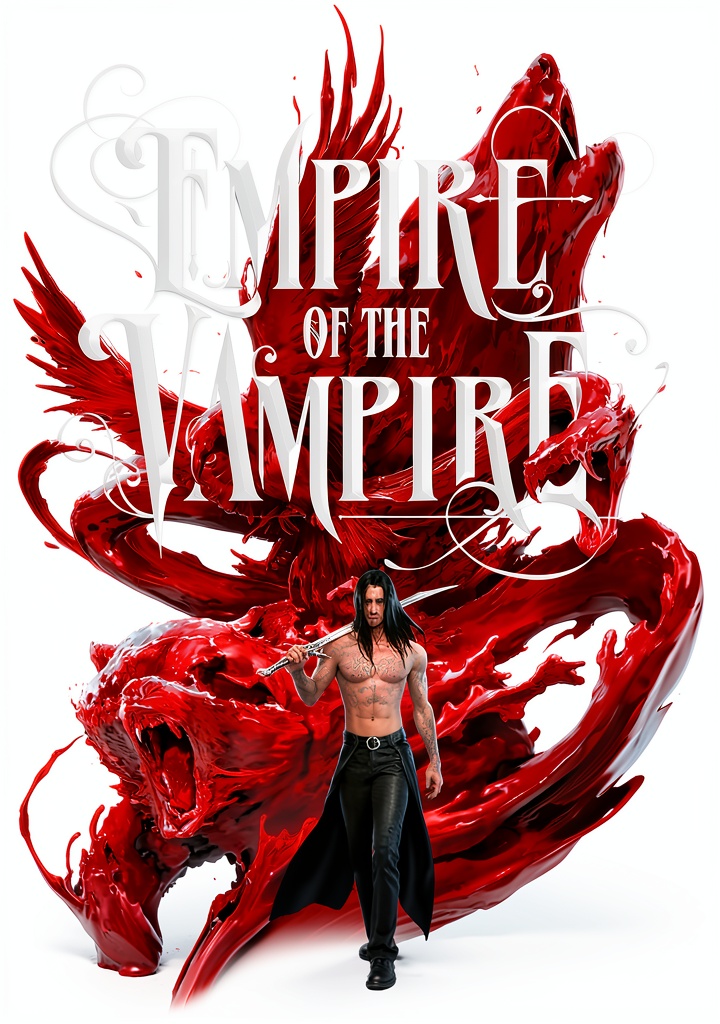 Empire of the Vampire Kindle book cover on a device screen