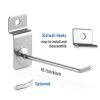 Mekueeex Slatwall Hooks Metal Rust Resistant Garage-1