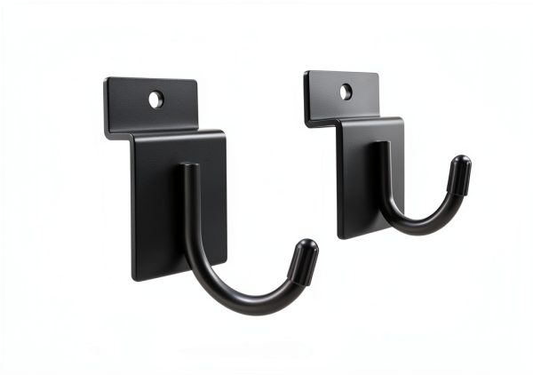 MQKIWAO Steel Slatwall Hooks Adjustable Wall Mount-6