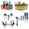 BeapTcely Black Metal Slatwall Screwdriver Holder Garage-4