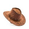 Zonon Slatwall Cowboy Hat Rack Durable Metal Display-1