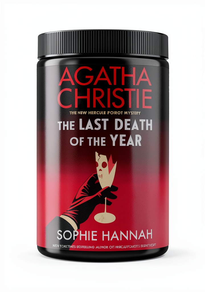 Hercule Poirot mystery Kindle book cover on a tablet