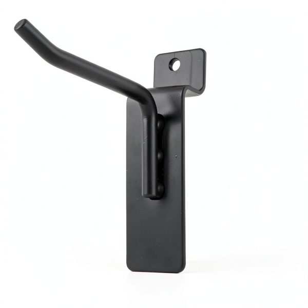 PercyEffie Slatwall Hooks Iron Black 50 Pack Storage-2
