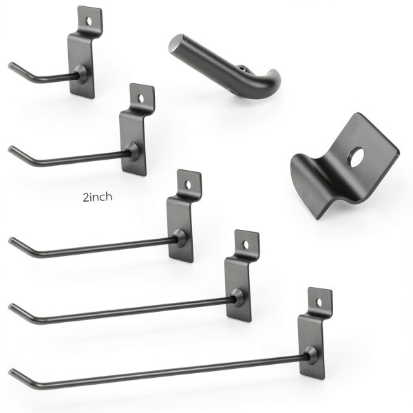 Moxweyeni Slatwall Hooks Stainless Steel Garage Organizers-1