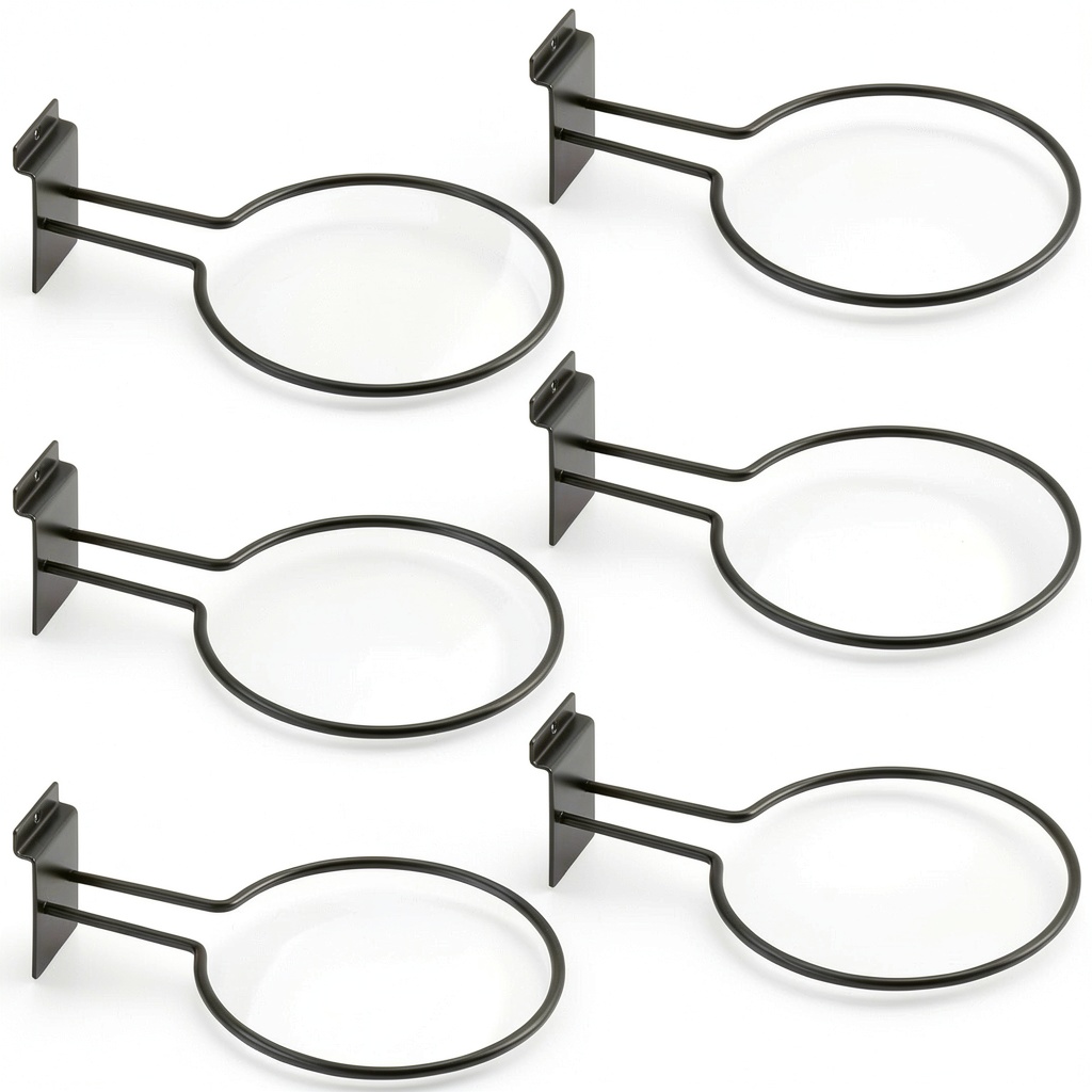 Installing SINCHEEWAY Slatwall Ball Holder Steel Sports Storage on a garage slatwall