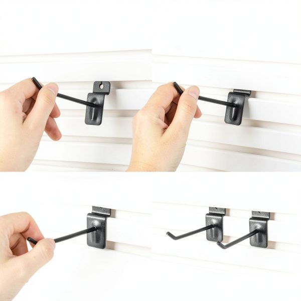Yaocom Slatwall Hooks Stainless Steel Wall Mount Garage-1