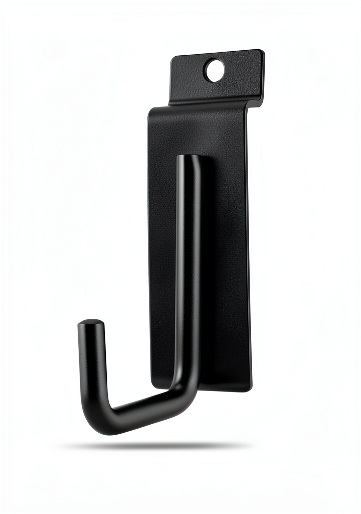 Tolare slatwall hooks installed in a retail display