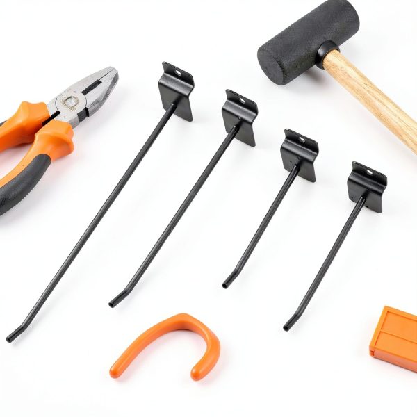 Yaocom Slatwall Hooks Stainless Steel Wall Mount Garage-4