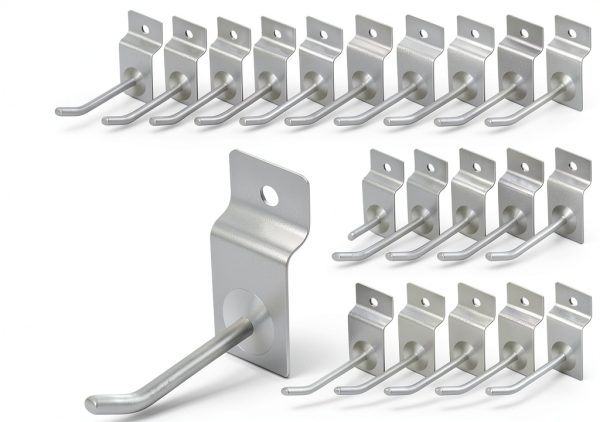 Yauhar Slatwall Hooks Stainless Steel Heavy Duty Garage-0