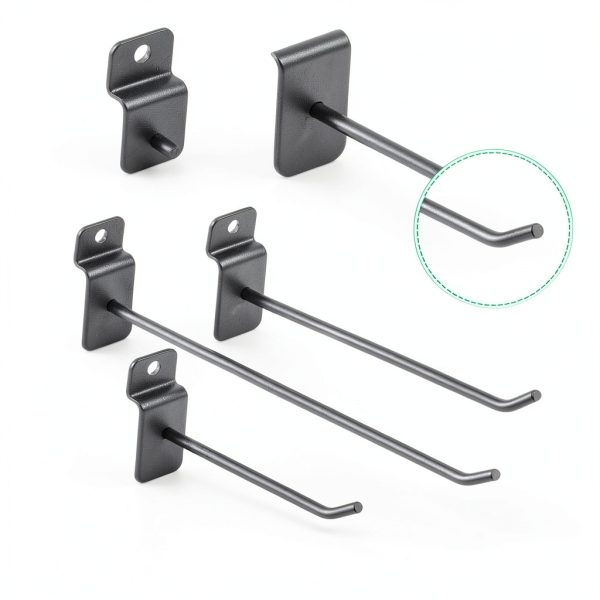 Yaocom Slatwall Hooks Stainless Steel Wall Mount Garage-3