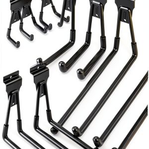 Heevir Slatwall Hooks Heavy Duty Rust Resistant 10 Pack-0