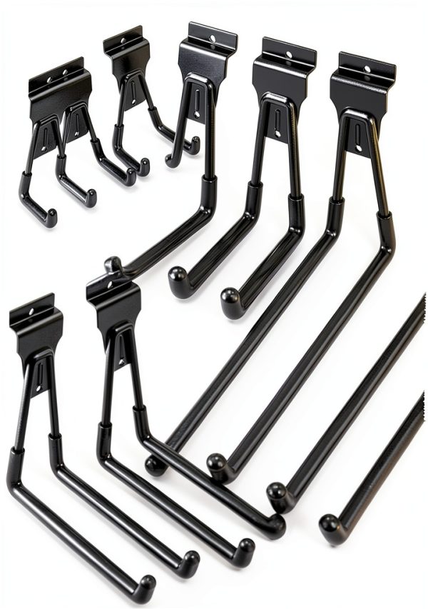 Heevir Slatwall Hooks Heavy Duty Rust Resistant 10 Pack-0