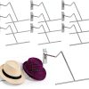 Zonon Slatwall Cowboy Hat Rack Durable Metal Display-0