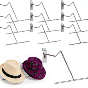 Zonon Slatwall Cowboy Hat Rack Durable Metal Display-0