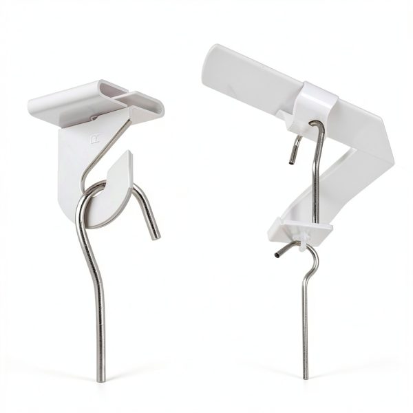 Clip Strip Double C Hook Steel Sign Holder Retail Display-4