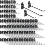 Yaocom Slatwall Hooks Stainless Steel Wall Mount Garage-0