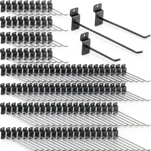 Yaocom Slatwall Hooks Stainless Steel Wall Mount Garage-0