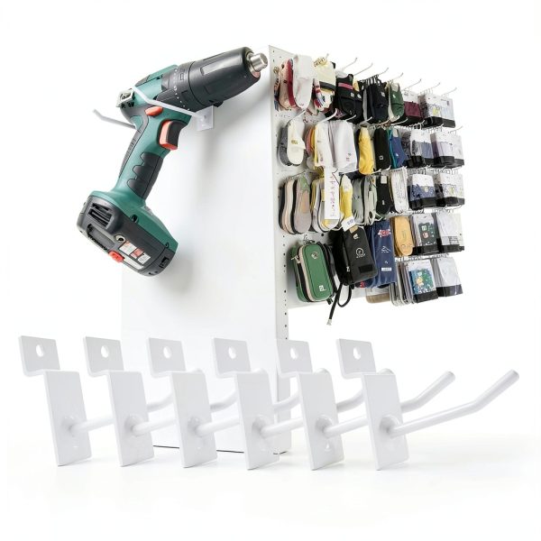 Yauhar Slatwall Hooks Stainless Steel Heavy Duty Garage-6
