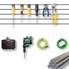 MQKIWAO Steel Slatwall Hooks Adjustable Wall Mount-3