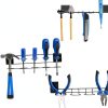 BeapTcely Black Metal Slatwall Screwdriver Holder Garage-2