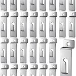 Hotop Stainless Steel Slatwall Hooks Garage Wall Mount-0