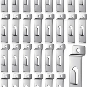 Hotop Stainless Steel Slatwall Hooks Garage Wall Mount-0