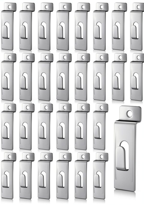 Hotop Stainless Steel Slatwall Hooks Garage Wall Mount-0