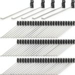 Therwen Slatwall Hooks Metal Rust Resistant Wall Mount-0
