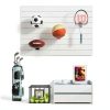 SINCHEEWAY Slatwall Ball Holder Steel Sports Storage-6