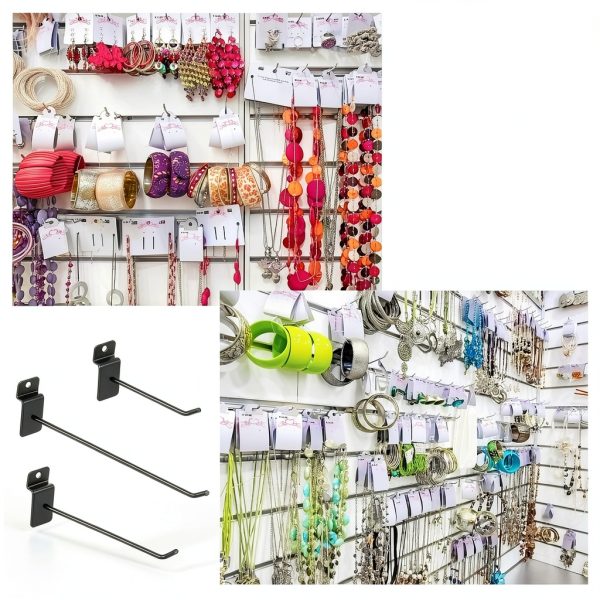 Yaocom Slatwall Hooks Stainless Steel Wall Mount Garage-6