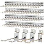 Mekueeex Slatwall Hooks Metal Rust Resistant Garage-0