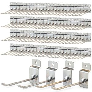 Mekueeex Slatwall Hooks Metal Rust Resistant Garage-0