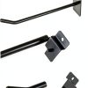 HNBun Slatwall Hooks Heavy Duty Rust Resistant Black-4