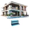 LED Outdoor String Lights FBZ 150FT Battery Blue-1