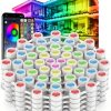 LED Outdoor String Lights FBZ 150FT Battery Blue-0