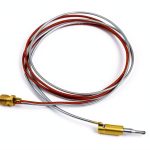 120790-01 Thermocouple 33" Dual Wire Silver Brown for LCR HDR Series-0
