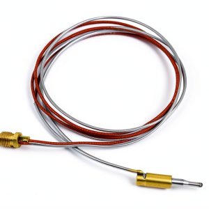 120790-01 Thermocouple 33" Dual Wire Silver Brown for LCR HDR Series-0